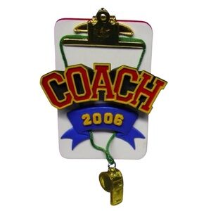 Hallmark 2006 “Coach” Christmas Ornament